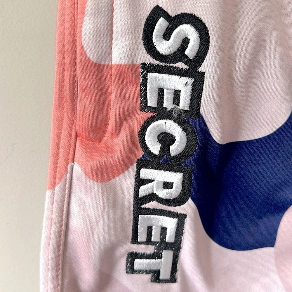 Secret Scientist Track Shorts - Bubble Print- X-small multi color